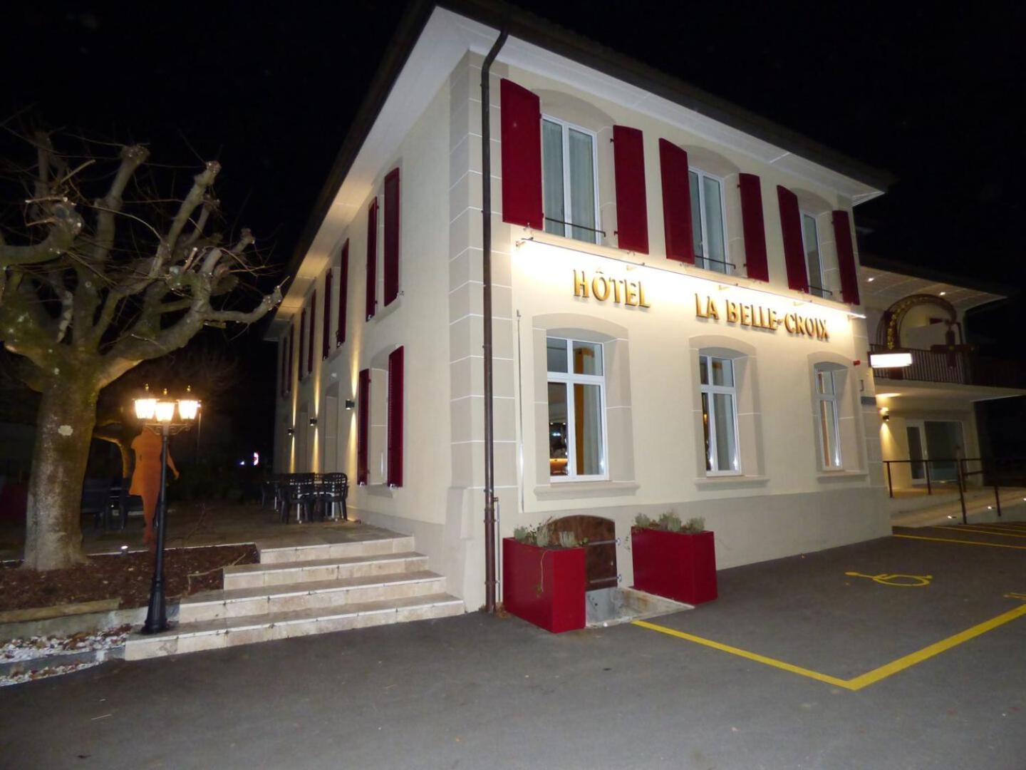 La Belle-Croix Hotel Romont Bagian luar foto